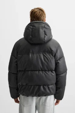 Sale CAZADORA ACOLCHADA EFECTO PIEL Hombre Plumíferos