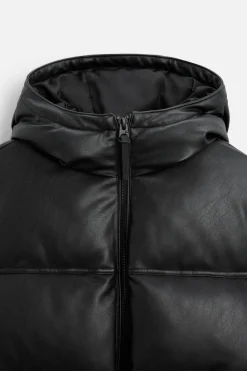 Sale CAZADORA ACOLCHADA EFECTO PIEL Hombre Plumíferos