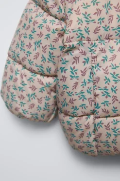 Niños ZARA 0 - 6 Meses·Sacos / Buzos|6 - 18 Meses·Abrigos / Buzos<CAZADORA ACOLCHADA FLORES