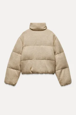 Hot CAZADORA ACOLCHADA PUNTO Mujer Abrigos / Anoraks