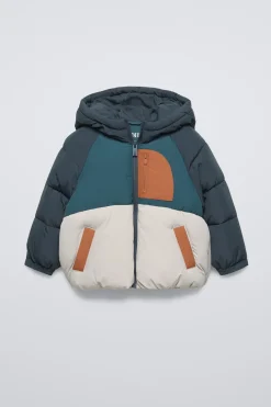 Niños ZARA 1½ - 6 Años·Abrigos|6 - 18 Meses·Abrigos / Buzos<CAZADORA ACOLCHADA WATER REPELLENT