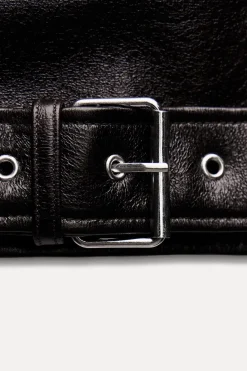 Sale CAZADORA BIKER EFECTO PIEL Mujer Chaquetas / Cazadoras