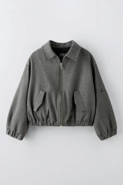 Niños ZARA 6 - 14 Años·Abrigos|6 - 14 Años·Total Look<CAZADORA BOMBER CREMALLERA