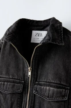 Niños ZARA 1½ - 6 Años·Jeans / Denim|1½ - 6 Años·Total Look<CAZADORA BOMBER DENIM