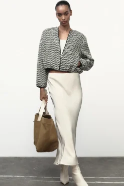 Hot CAZADORA BOMBER ESPIGA Mujer Chaquetas / Cazadoras