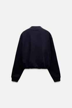 Online CAZADORA BOMBER TEXTURA Mujer Chaquetas / Cazadoras