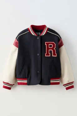 Niños ZARA 6 - 14 Años·Abrigos<CAZADORA BOMBER VARSITY