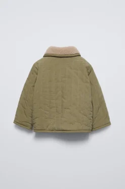 Niños ZARA 0 - 6 Meses·Sacos / Buzos|6 - 18 Meses·Abrigos / Buzos<CAZADORA BORREGUILLO