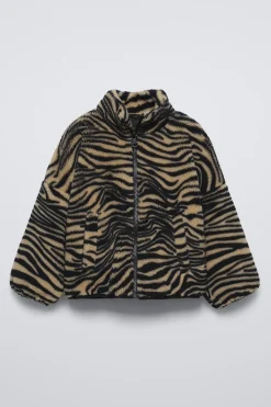Niños ZARA 6 - 14 Años·Abrigos<CAZADORA BORREGUILLO CEBRA