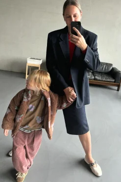 Niños ZARA 6 - 18 Meses·Abrigos / Buzos<CAZADORA BORREGUILLO ESTAMPADO FLORES