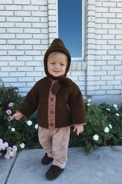 Niños ZARA 0 - 6 Meses·Sacos / Buzos|6 - 18 Meses·Conjuntos<CAZADORA BORREGUILLO FLORES