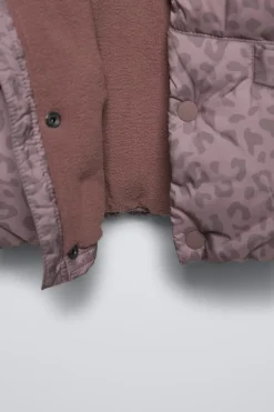 Niños ZARA 6 - 18 Meses·Abrigos / Buzos<CAZADORA CAPUCHA ANIMAL PRINT