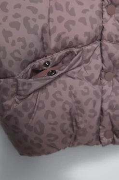 Niños ZARA 6 - 18 Meses·Abrigos / Buzos<CAZADORA CAPUCHA ANIMAL PRINT