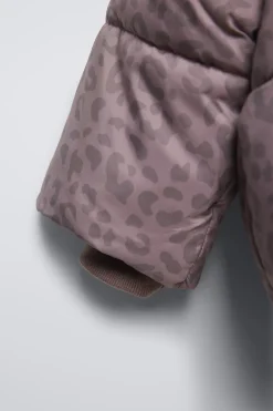 Niños ZARA 6 - 18 Meses·Abrigos / Buzos<CAZADORA CAPUCHA ANIMAL PRINT