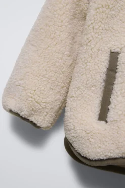 Niños ZARA 0 - 6 Meses·Sacos / Buzos|6 - 18 Meses·Abrigos / Buzos<CAZADORA CAPUCHA BORREGUILLO