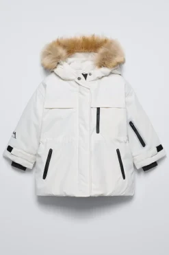 Niños ZARA 1½ - 6 Años·Chándal|1½ - 6 Años·Abrigos<CAZADORA CAPUCHA PELO WATER REPELLENT Y WINDPROOF SKI COLLECTION