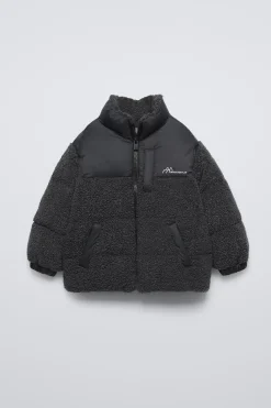 Niños ZARA 1½ - 6 Años·Abrigos|1½ - 6 Años·Abrigos<CAZADORA COMBINADA BORREGUILLO