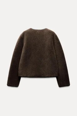 Outlet CAZADORA COMBINADA BORREGUILLO Mujer Chaquetas / Cazadoras