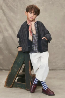 Niños ZARA 6 - 14 Años·Abrigos<CAZADORA CON LANA CUADRO VICHY LIMITED EDITION