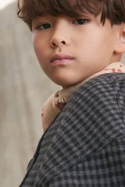 Niños ZARA 6 - 14 Años·Abrigos<CAZADORA CON LANA CUADRO VICHY LIMITED EDITION