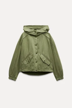 Discount CAZADORA CORTA CAPUCHA Mujer Chaquetas / Cazadoras