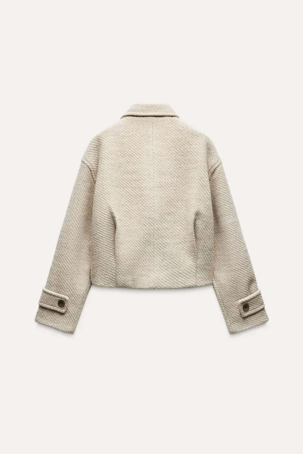 Clearance CAZADORA CORTA CON LANA Mujer Chaquetas / Cazadoras