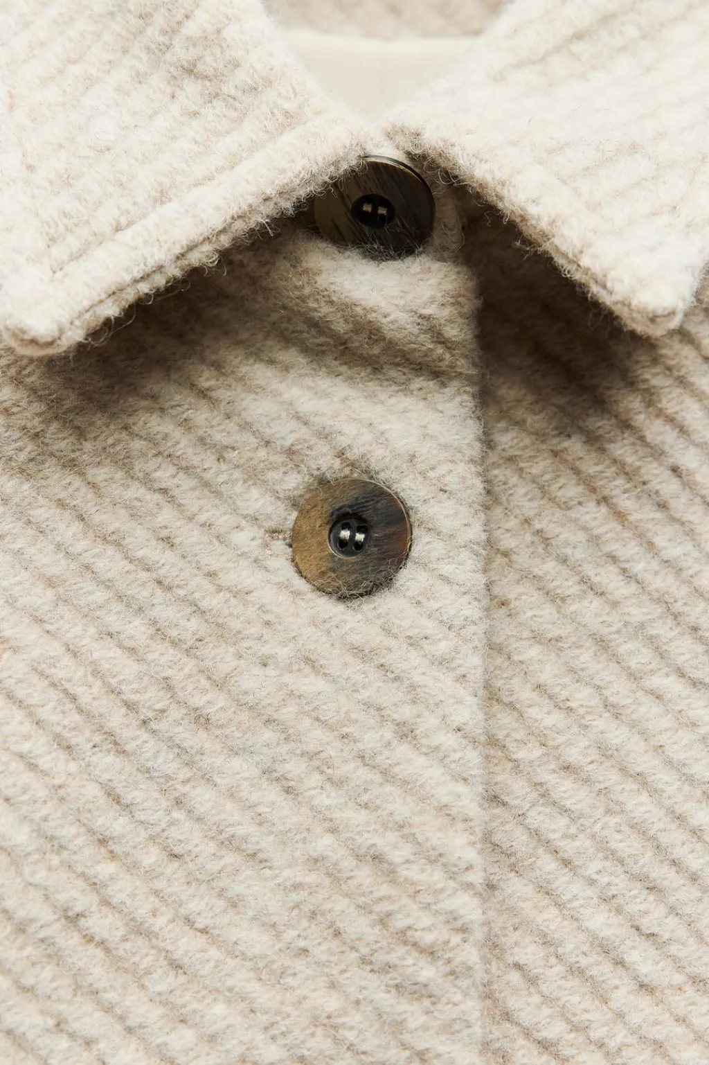 Clearance CAZADORA CORTA CON LANA Mujer Chaquetas / Cazadoras