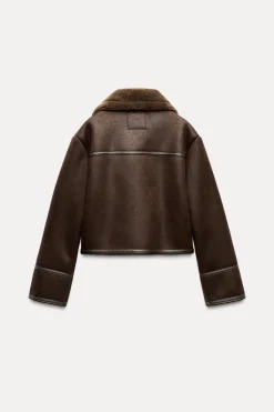 New CAZADORA CORTA DOBLE FAZ Mujer Abrigos / Anoraks|Chaquetas / Cazadoras