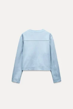 Outlet CAZADORA CORTA EFECTO ANTE Mujer Chaquetas / Cazadoras