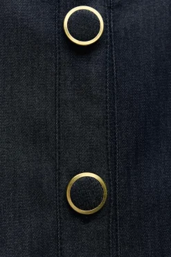 Clearance CAZADORA CROP BOTONES Mujer Chaquetas / Cazadoras