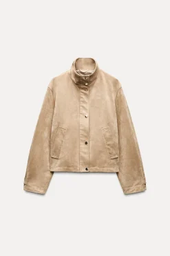 Best CAZADORA CUELLO SUBIDO EFECTO ANTE Mujer Chaquetas / Cazadoras