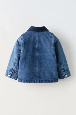 Niños ZARA 1½ - 6 Años·Jeans / Denim|1½ - 6 Años·Abrigos<CAZADORA DENIM ACOLCHADA