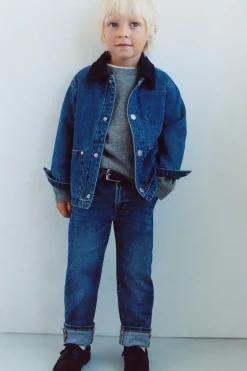 Niños ZARA 1½ - 6 Años·Jeans / Denim|1½ - 6 Años·Abrigos<CAZADORA DENIM ACOLCHADA