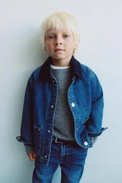 Niños ZARA 1½ - 6 Años·Jeans / Denim|1½ - 6 Años·Abrigos<CAZADORA DENIM ACOLCHADA