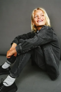 Niños ZARA 6 - 14 Años·Abrigos<CAZADORA DENIM BORDADO