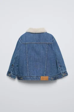 Niños ZARA 1½ - 6 Años·Jeans / Denim|1½ - 6 Años·Abrigos<CAZADORA DENIM BORREGUILLO