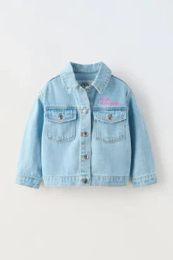 Niños ZARA 1½ - 6 Años·Jeans / Denim|1½ - 6 Años·Licencias<CAZADORA DENIM GRAFFITI MINNIE MOUSE © DISNEY