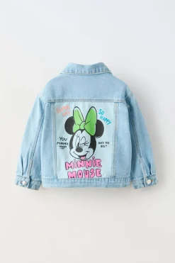 Niños ZARA 1½ - 6 Años·Jeans / Denim|1½ - 6 Años·Licencias<CAZADORA DENIM GRAFFITI MINNIE MOUSE © DISNEY