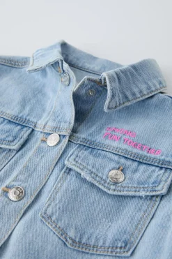 Niños ZARA 1½ - 6 Años·Jeans / Denim|1½ - 6 Años·Licencias<CAZADORA DENIM GRAFFITI MINNIE MOUSE © DISNEY