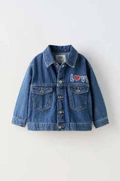 Niños ZARA 1½ - 6 Años·Jeans / Denim|1½ - 6 Años·Total Look<CAZADORA DENIM KEITH HARING ®