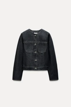 Fashion CAZADORA DENIM ZW COLLECTION Mujer Chaquetas / Cazadoras