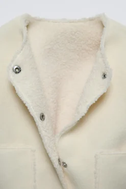 Niños ZARA 0 - 6 Meses·Sacos / Buzos|6 - 18 Meses·Abrigos / Buzos<CAZADORA DOBLE FAZ