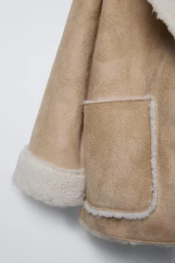 Niños ZARA 0 - 6 Meses·Sacos / Buzos|6 - 18 Meses·Abrigos / Buzos<CAZADORA DOBLE FAZ