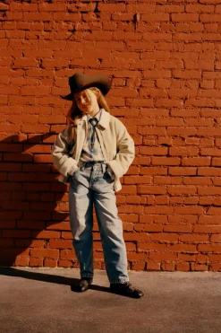 Niños ZARA 6 - 14 Años·Abrigos<CAZADORA DOBLE FAZ BORREGUILLO