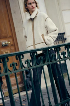 Discount CAZADORA DOBLE FAZ BORREGUITO Mujer Abrigos / Anoraks|Chaquetas / Cazadoras