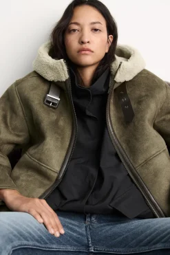 Sale CAZADORA DOBLE FAZ CAPUCHA ZW COLLECTION Mujer Abrigos / Anoraks|Chaquetas / Cazadoras