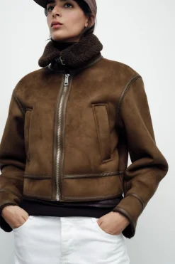 New CAZADORA DOBLE FAZ EFECTO ANTE Mujer Chaquetas / Cazadoras