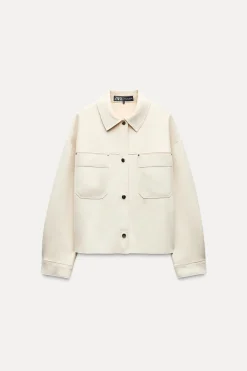 Fashion CAZADORA EFECTO ANTE Mujer Chaquetas / Cazadoras