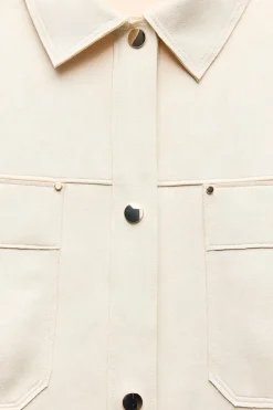 Fashion CAZADORA EFECTO ANTE Mujer Chaquetas / Cazadoras