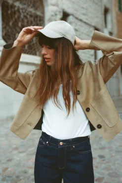 Sale CAZADORA EFECTO ANTE Mujer Chaquetas / Cazadoras